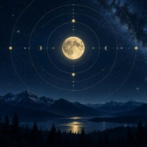 Ilustração do Mapa Astral — Essência